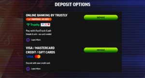 banking options at b spot casino