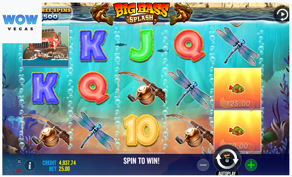 Image of Big Bass Splash at Wow Vegas