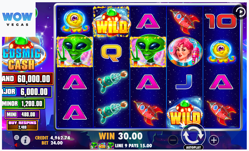 Image of Cosmic Cash at Wow Vegas